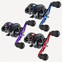 6.2:1 Gear Ratio Aluminum Handle Magnetic Braking Precision Fishing Tackle