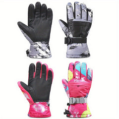 Winter Ski Gloves Waterproof Snow Gloves Warm Touchscreen Sports Gloves