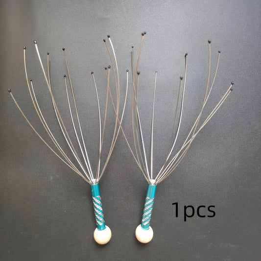 Head Scalp Massager Head Scratching Massage Claws Octopus Head Massager
