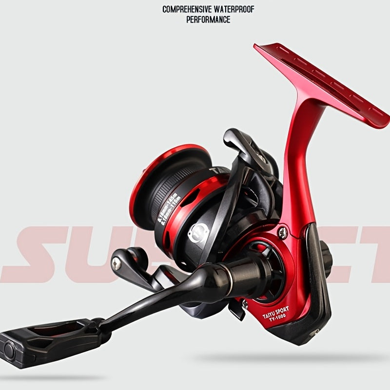1000 Type 6 2 1 Speed Ratio Spinning Reel Matte Stainless Steel