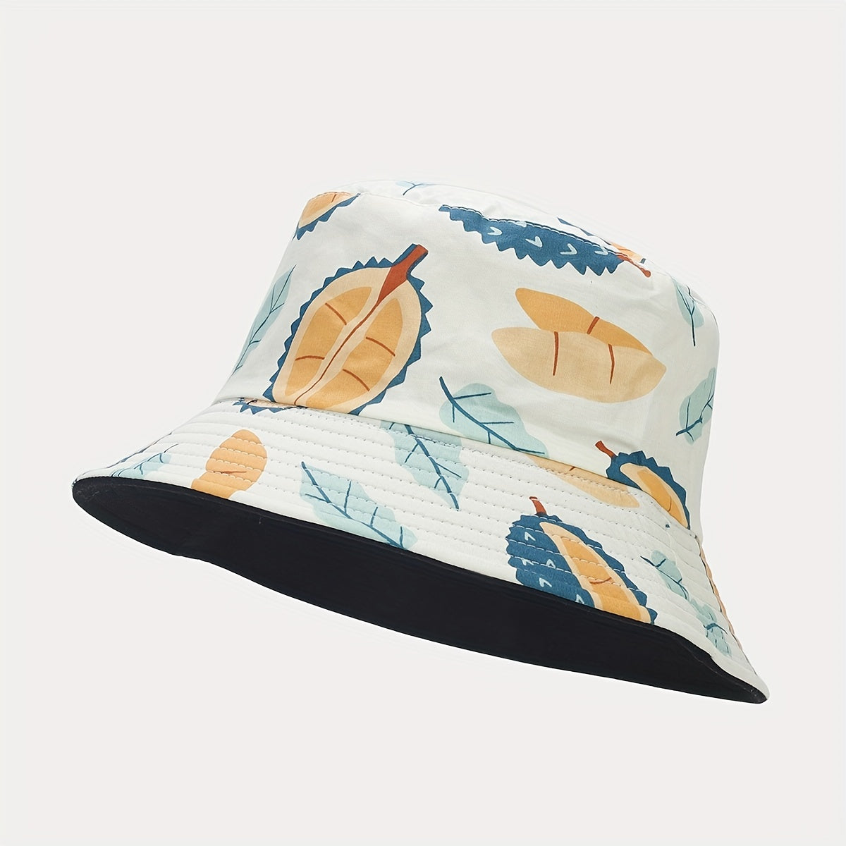 Creative Tropical Fruit Garnet Bucket Hat for Men and Women