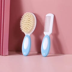 Baby Shampoo Care Set with Soft Hair Brush for Head Massage