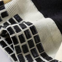 Athletic Crew Socks Breathable Deodorant Non-slip Grip