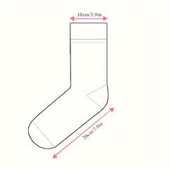 5 Pairs Winter Warm Knit Boot Socks for Men Women