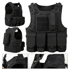 Adjustable Airsoft Vest Lightweight Oxford Cloth Training Vest