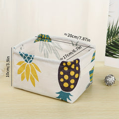 Desktop Foldable Storage Basket Cartoon Organizer