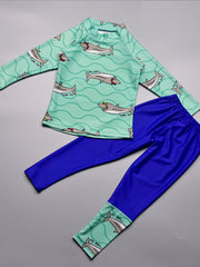 Boys UV Protection Swimming Set Summer Kids Clothes