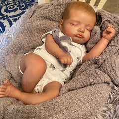 19inch Reborn Baby Doll Lifelike Newborn Soft Touch Hand Painted Art Doll