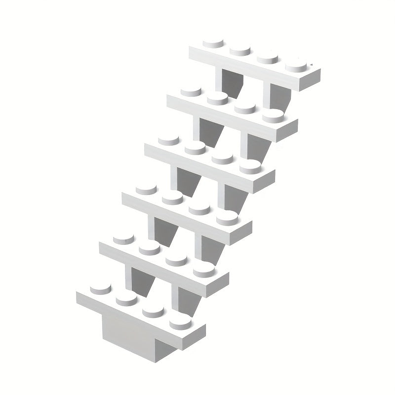 5pcs Building Block Staircase Character Christmas Architectural DIY Toys