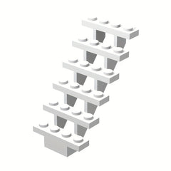 5pcs Building Block Staircase Character Christmas Architectural DIY Toys