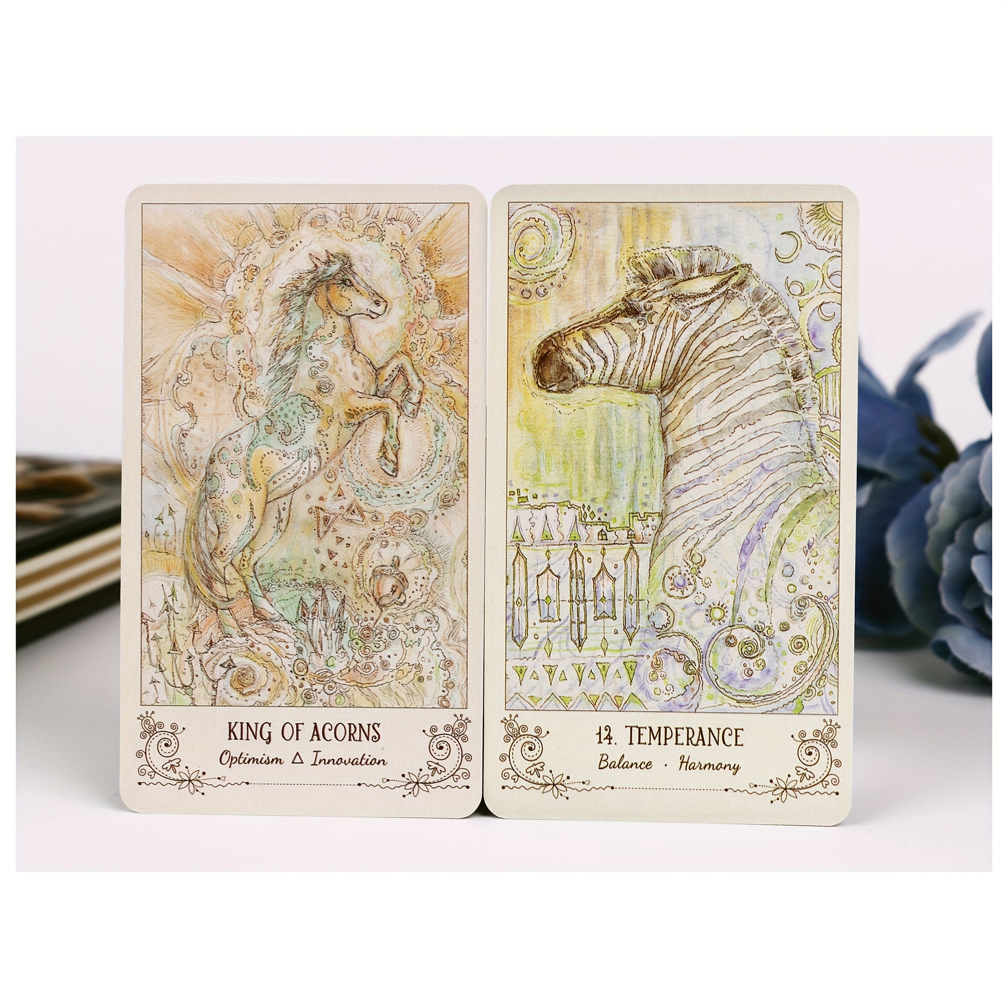 Large Size Tarot Cards 78 Tarot Cards With Booklet Fortune Telling Games