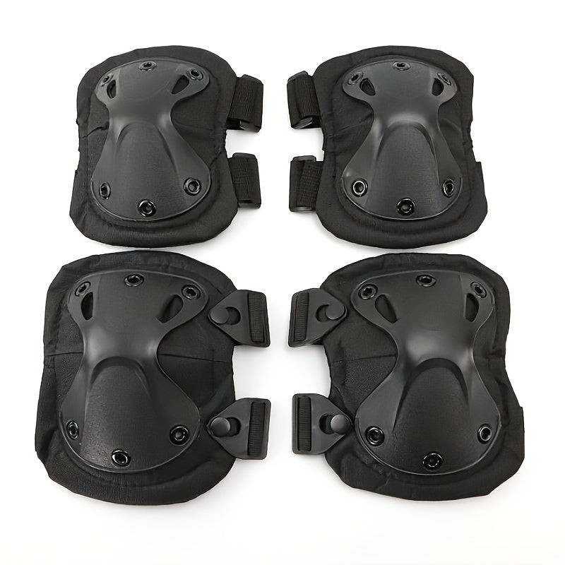 4pcs Knee Elbow Pads Set for Outdoor Activities