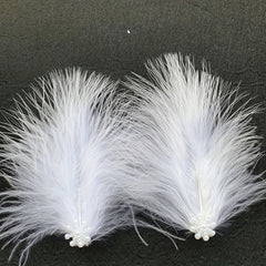 Feather Pearl Hair Pin Princess Style Hair Accessories
