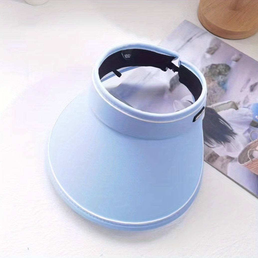 Foldable Visor Hat UV Protection Sun Hat for Women