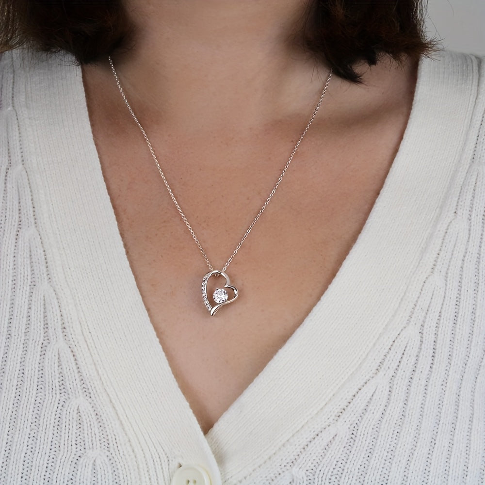 Mom Necklace To My Mom Heart Necklace Mother Gift Accessories Jewelry