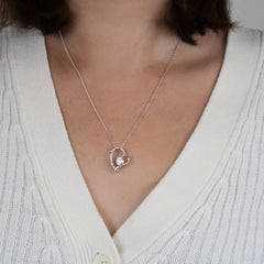 Mom Necklace To My Mom Heart Necklace Mother Gift Accessories Jewelry