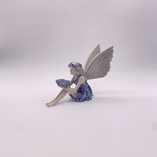 Sunflower Angel Fairy Statue Resin Ornament Outdoor Yard Garden Decoration