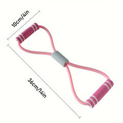 8 Shaped Resistance Bands Yoga Body Training Rope Fitness Stretching Band