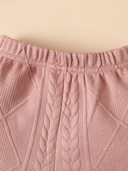 Baby Girls Thermal Hooded Coat Trousers Set