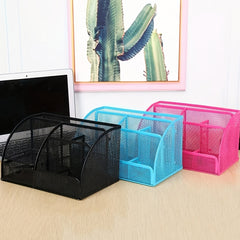 Metal Pen Holder Office Supplies Multifunctional Combination Holder