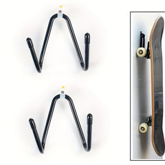 Long Board Skateboard Wall Mounted Clothes Rack Guitar Hook