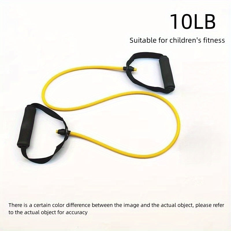 5-Level Yoga Resistance Pull Rope with Handle for Home Pilates Exercise