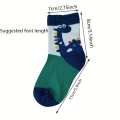 Kids Winter Warm Cartoon Socks, 6-8 Years