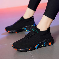 Men's Slip on Sneakers with Shoelaces Lightweight and Breathable
