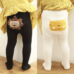 Kids Cartoon Pattern Leggings Breathable Pantyhose Tights