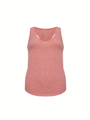 3-Pack Women's Plus Size Racer Back Tank Top Set