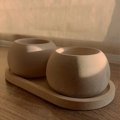 DIY Flower Pot Concrete Mould Oval Tray Silicone Mold L M S XL Size Storage Box