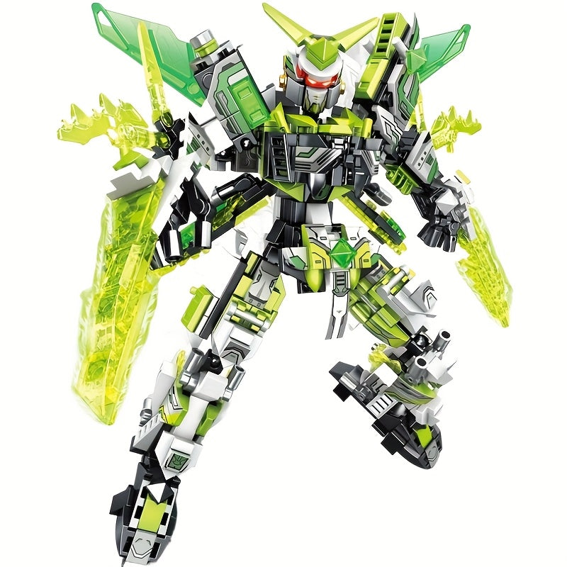 Robot Series Mecha Assembly Model Building Blocks Set Display