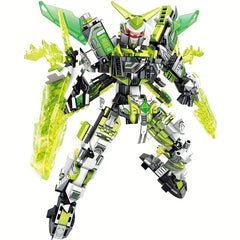 Robot Series Mecha Assembly Model Building Blocks Set Display
