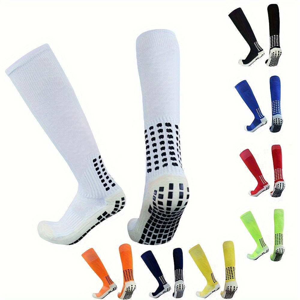 Men's Non-Slip Soccer Socks Athletic Football Grip Socks