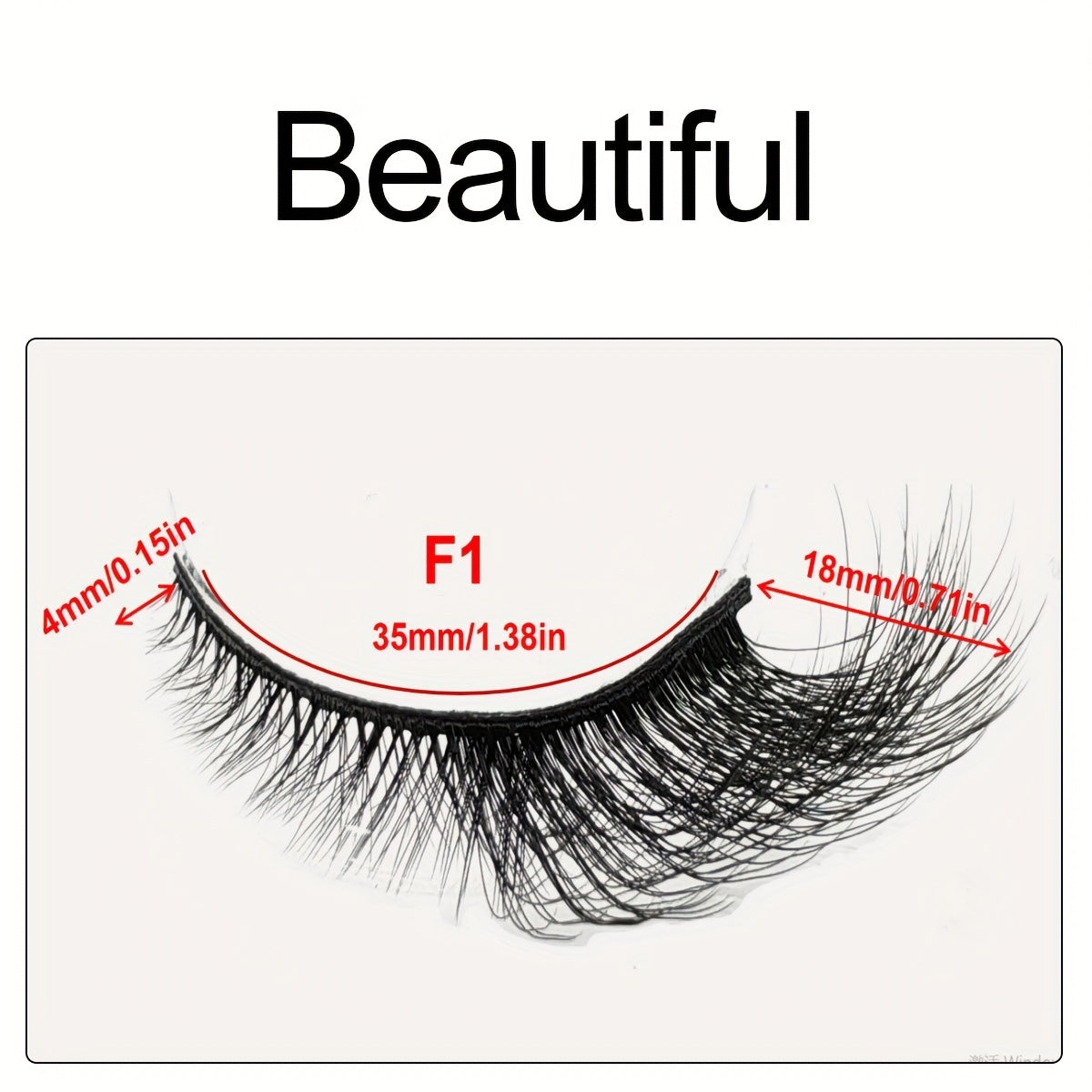 3D Cat Eye False Eyelashes Fluffy Natural Makeup