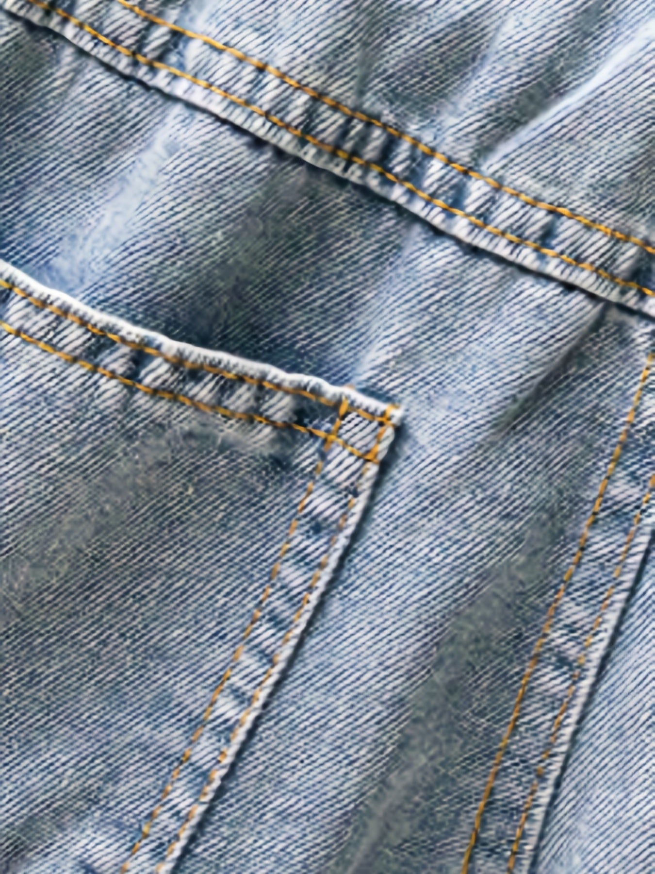 Boys Ripped Denim Jeans Cropped Pants with Pockets