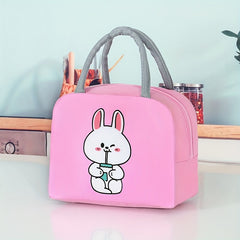 Cartoon Bento Bag - Insulated Travel Picnic Bag