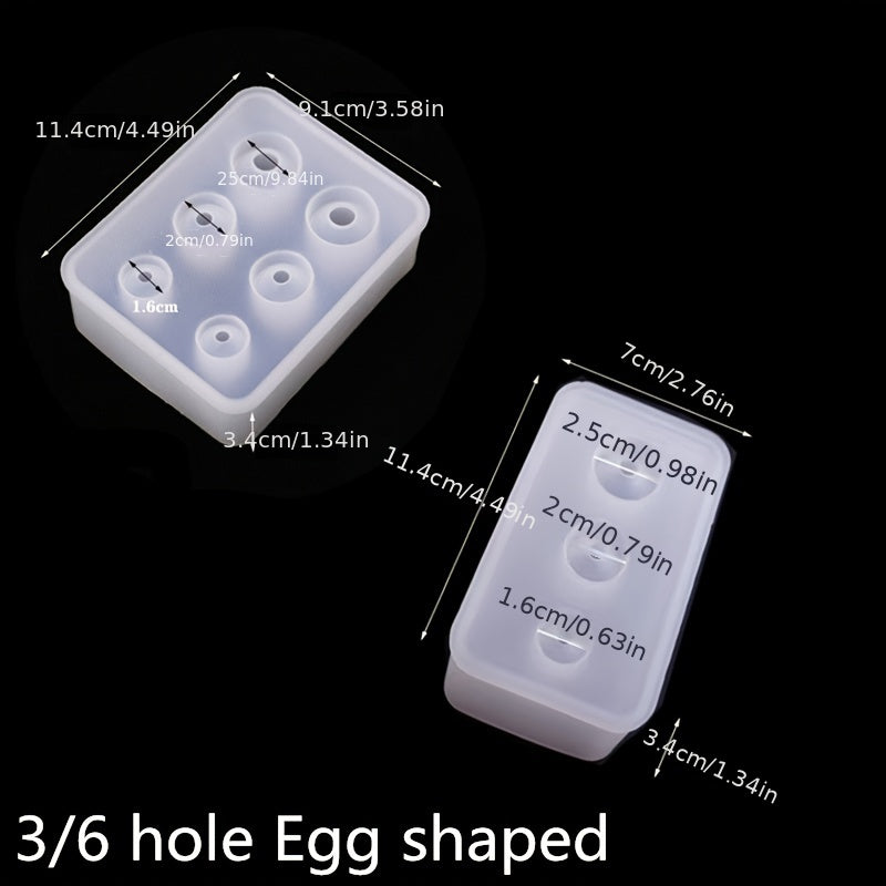 DIY Crystal Drop Glue Ball Silicone Mold Starry Sky Ball Mold