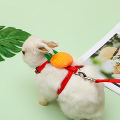 Cartoon Fruit Rabbit Chest Strap Pet Traction Rope