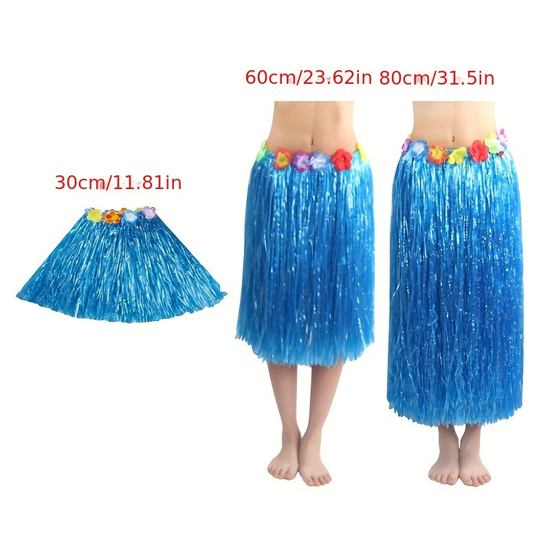 Hawaiian Straw Skirt for Parties and Performances