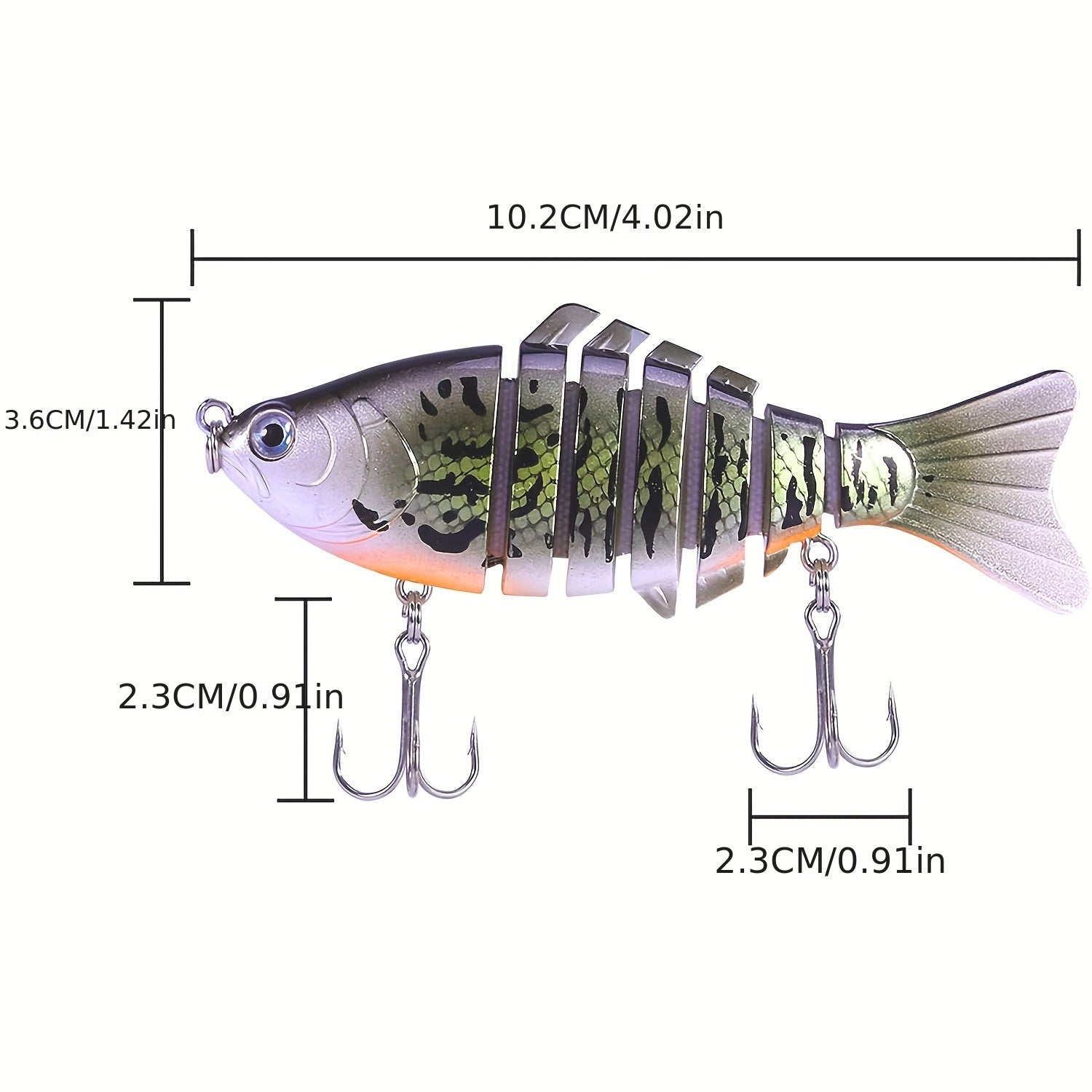 3pcs Fishing Lures Saltwater Swim Baits For Bass 3D Eyes Slow Sinking Hard Lure