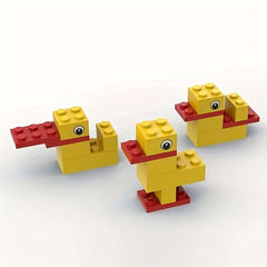 Farm Animal MOC Duck 6pcs Building Blocks DIY Toy