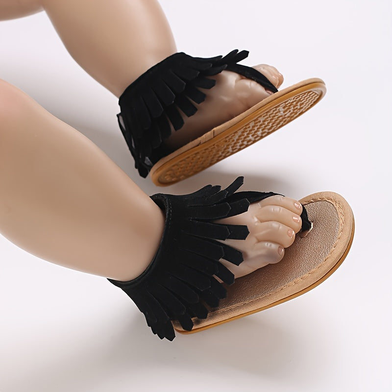 Breathable Open Toe Sandals For Baby Girls Lightweight Anti Slip Sandals