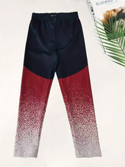 Girls Gradient Leggings Slim Leggings Activewear Sports