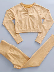 Women's Yoga Set with Butt Lift Leggings and Top