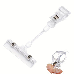 Plastic Shelf Clamp Tag Advertising Clips