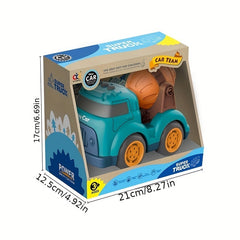 Kids Friction Power Engineering Vehicle Toy Car Model Gift