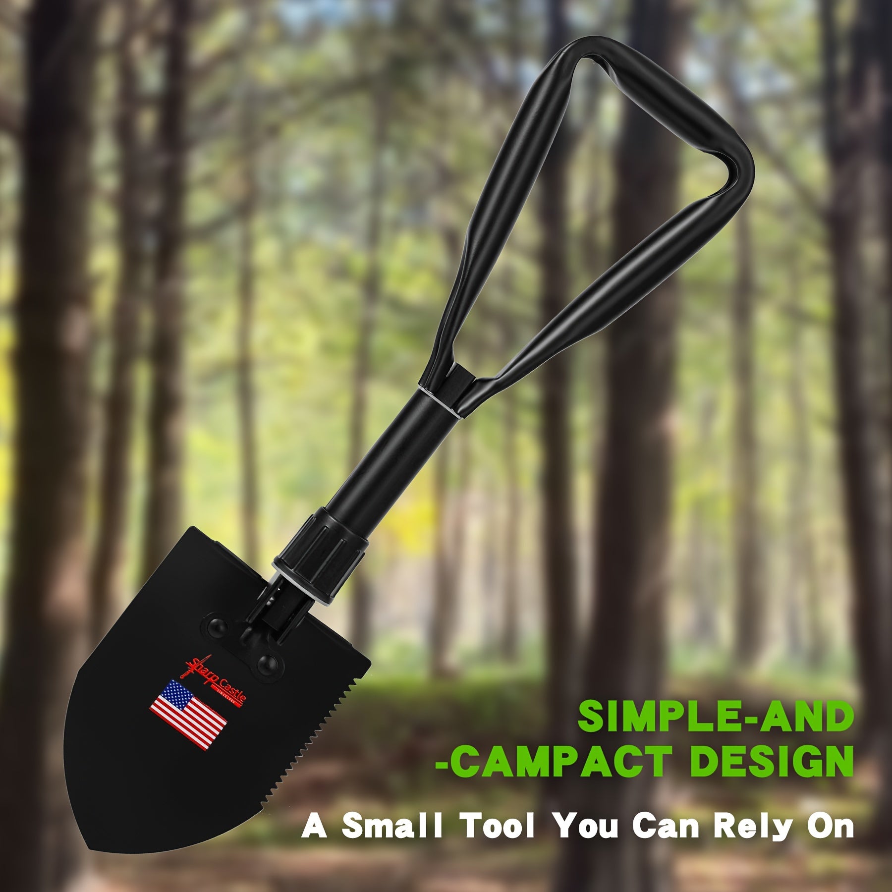 Portable Folding Shovel Small Survival Shovel For Outdoor Camping