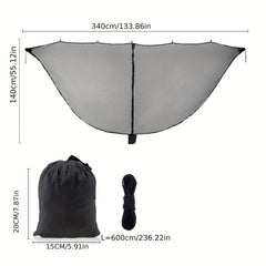 Portable Hammock Bug Net with Zipper for Camping Travel