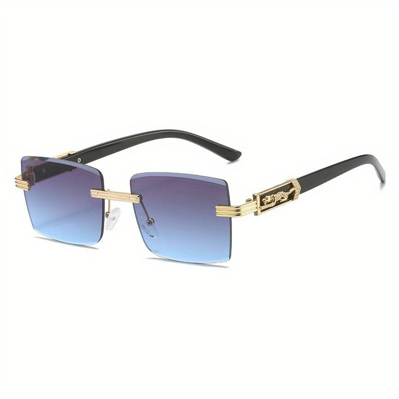 Leopard Head Sunglasses with Case & Cloth